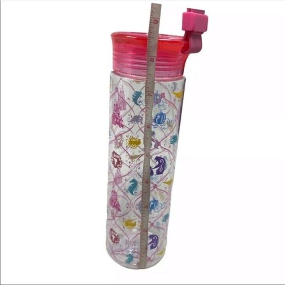 Disney Park Live Your Dreams Castle Princess Water Bottle Strap Belle Cinderella - Picture 2 of 7